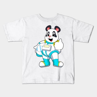 Panda as Astronaut with Costume Kids T-Shirt